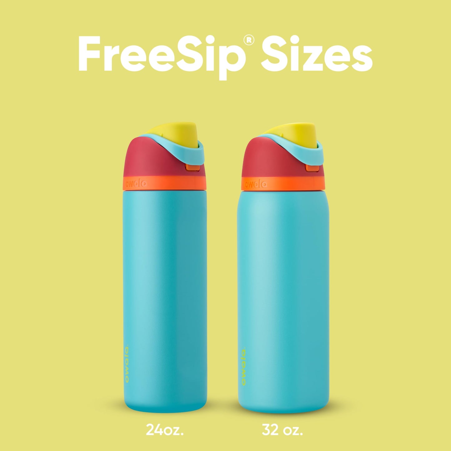 Owala FreeSip Insulated Stainless Steel Water Bottle, 945ml, Summer Sweetness