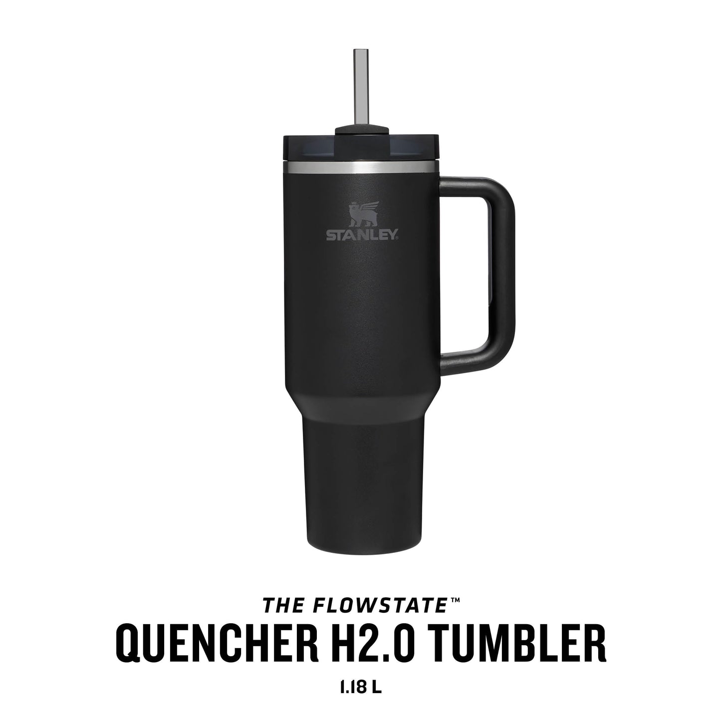 Stanley Quencher H2.0 Flowstate Tumbler 1.2L - Black