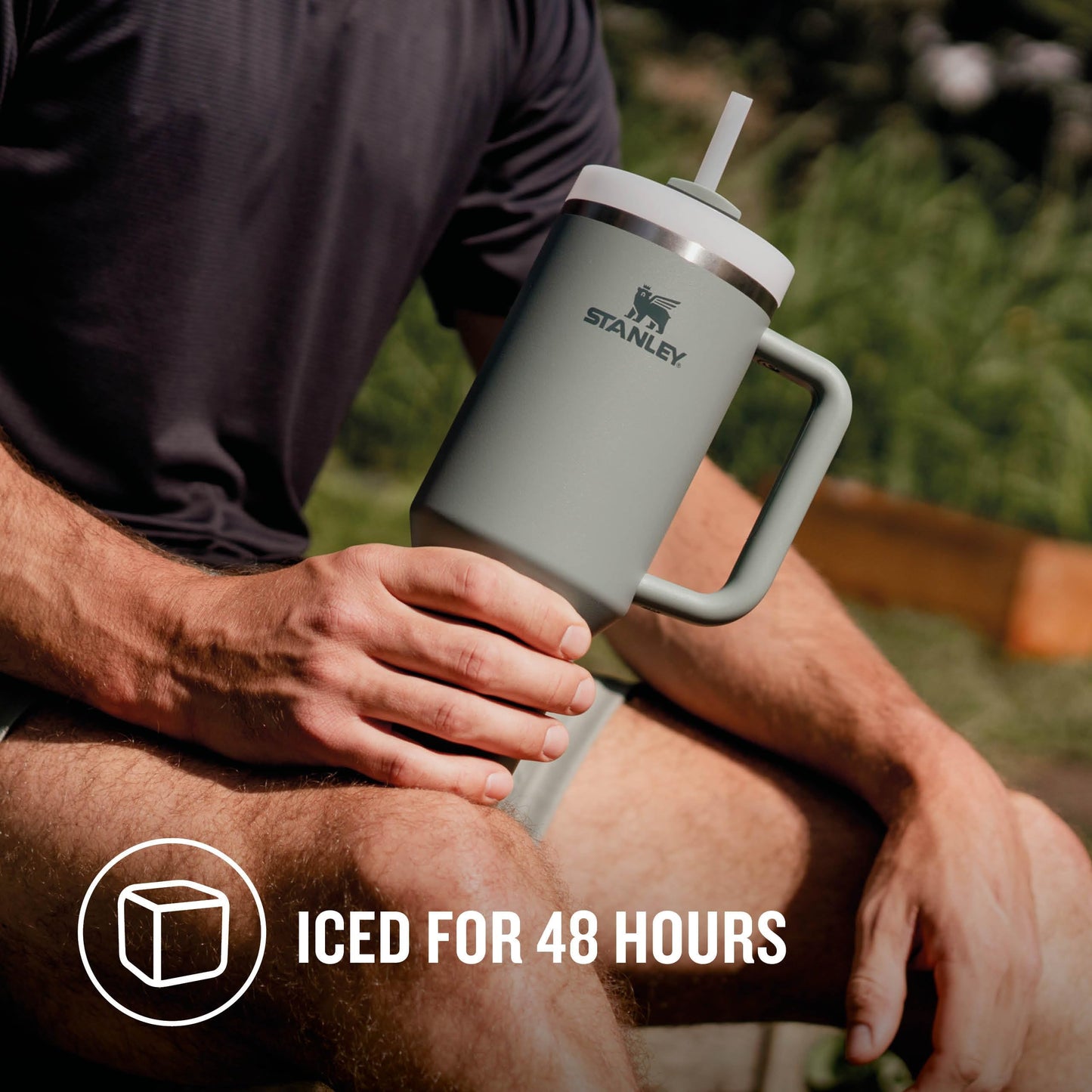 Stanley Quencher H2.0 Flowstate Tumbler 1.2L - Shale