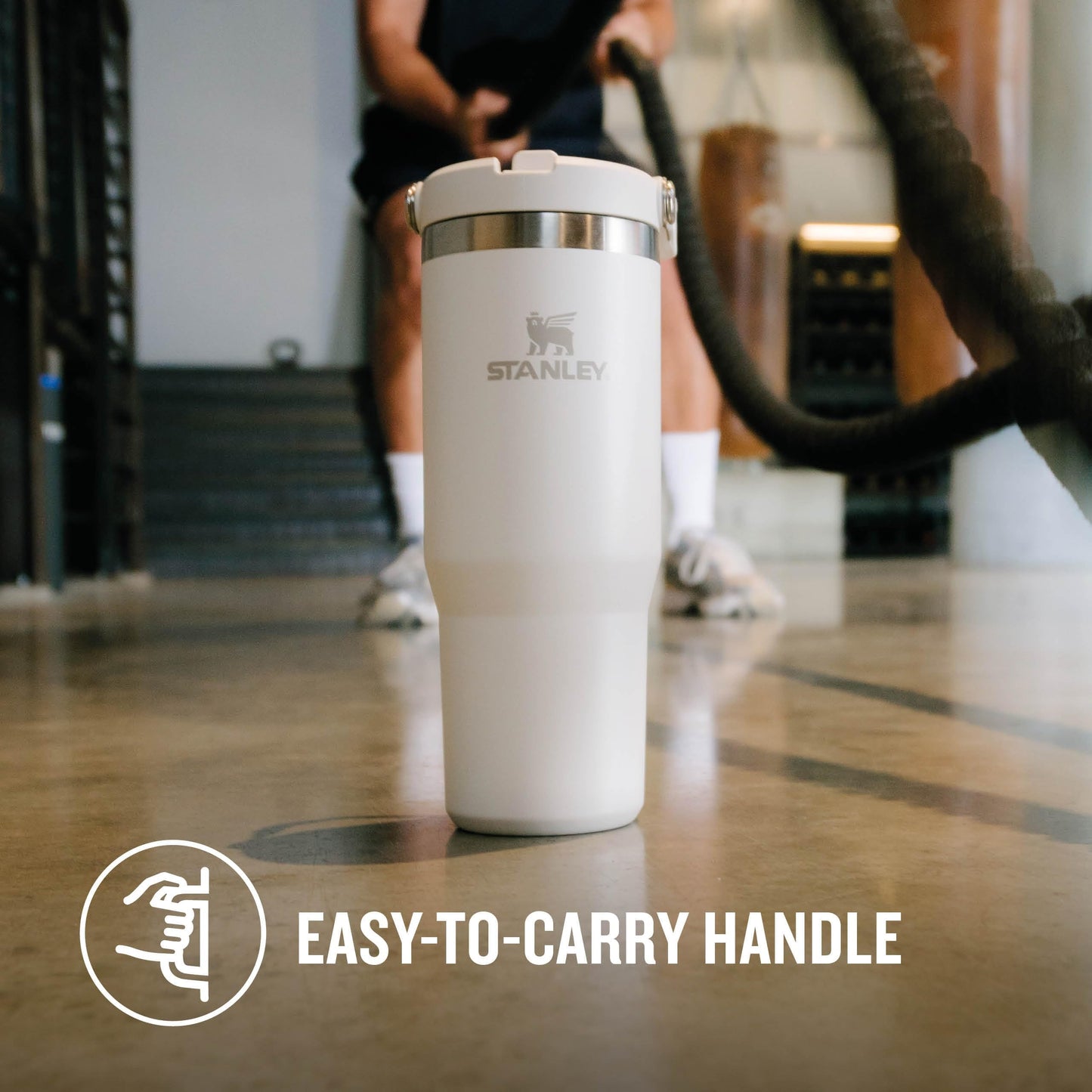 Stanley Flip Straw Tumbler 1.0 Water Bottle with Straw 0.89 L - Frost
