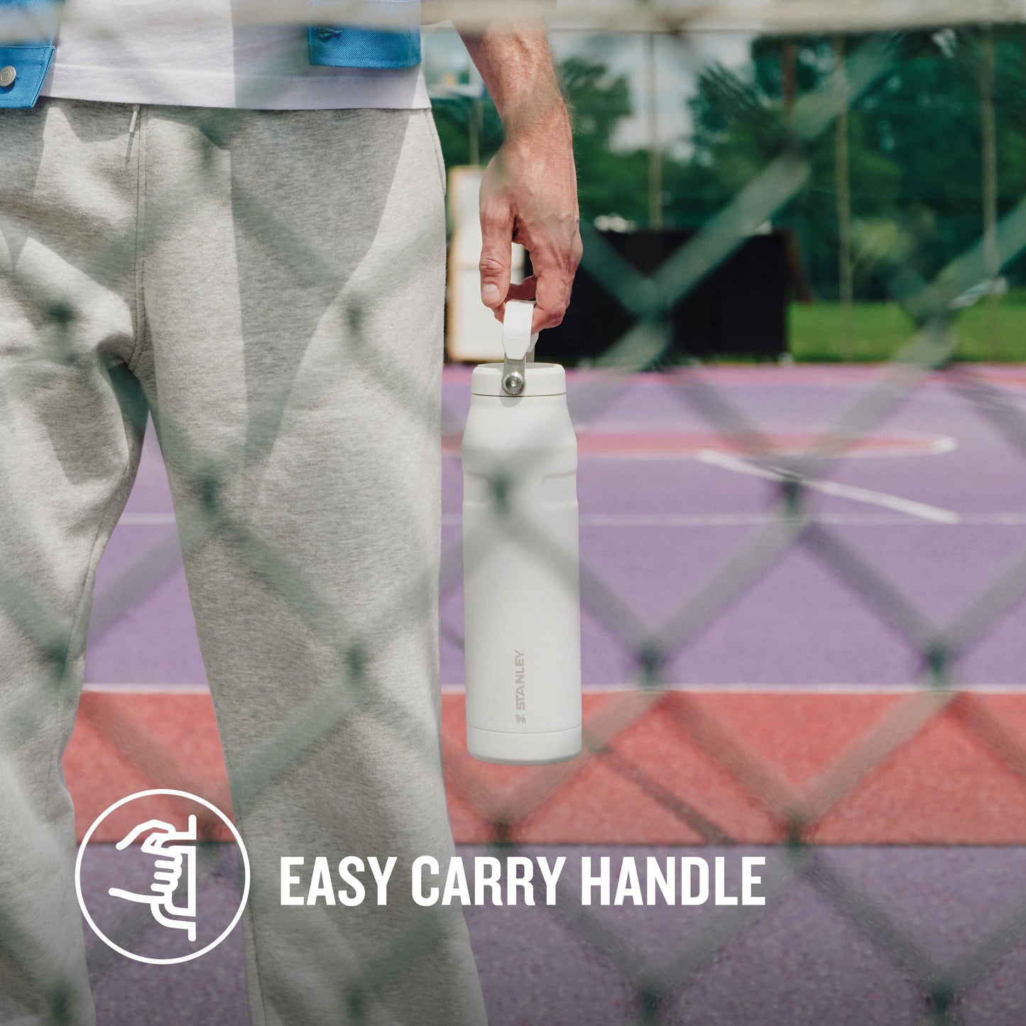 Stanley Flip Straw 2.0 Sports Water Bottle With Straw 1.06L - Frost