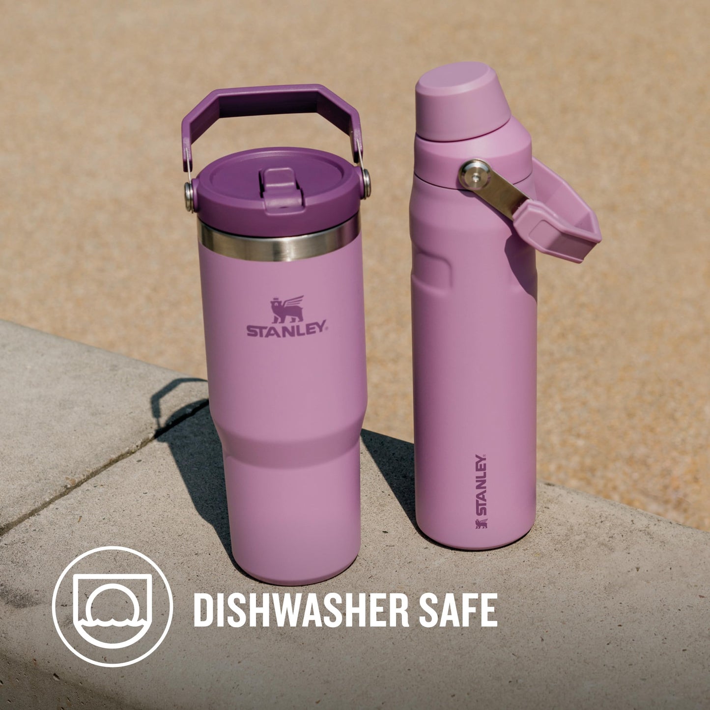 Stanley Flip Straw Tumbler 1.0 Water Bottle With Straw 0.89L - Lilac