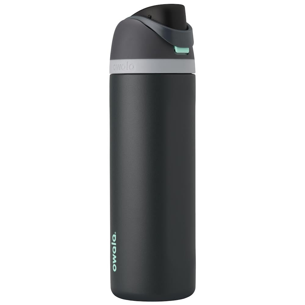 Owala FreeSip Insulated Stainless Steel Water Bottle, 710ml, Foggy Tide