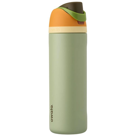 Owala FreeSip Insulated Stainless Steel Water Bottle, 710ml, Camo Cool