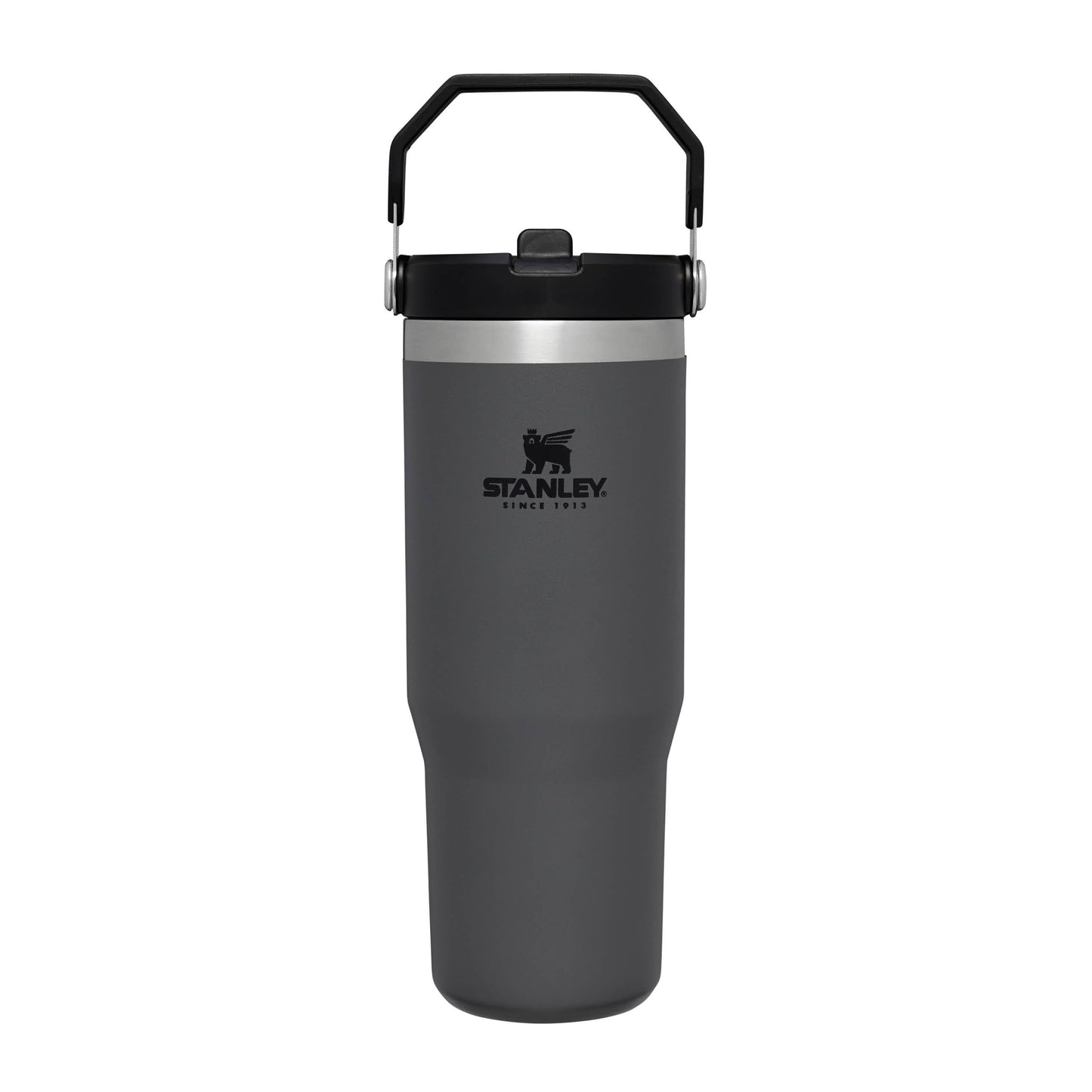 Stanley Flip Straw Tumbler 1.0 Water Bottle With Straw 0.89L - Charcoal