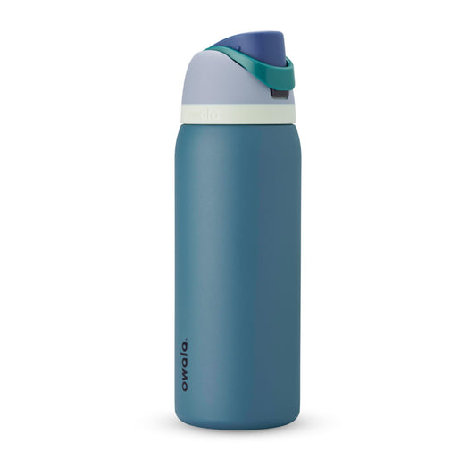 Owala FreeSip Insulated Stainless Steel Water Bottle, 945ml, Denim